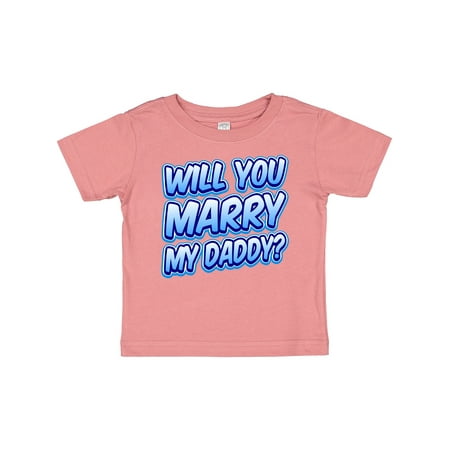 Inktastic Will You Marry My Daddy (blue) Gift Baby Boy or Baby Girl T-Shirt
Inktastic Will You Marry My Daddy (blue) Gift Baby Boy or Baby Girl T-Shirt