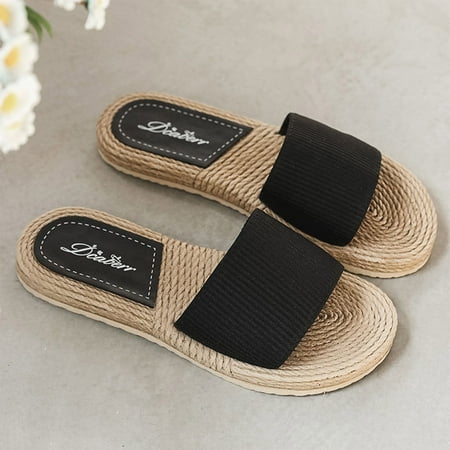 Aayomet Slippers for Women Indoor And Outdoor Slippers Flat-Bottomed Summer Fashion Fashion Spring Women s Beach And Casual Black 8.5
Aayomet Slippers for Women Indoor And Outdoor Slippers Flat-Bottomed Summer Fashion Fashion Spring Women s Beach And Casual Black 8.5