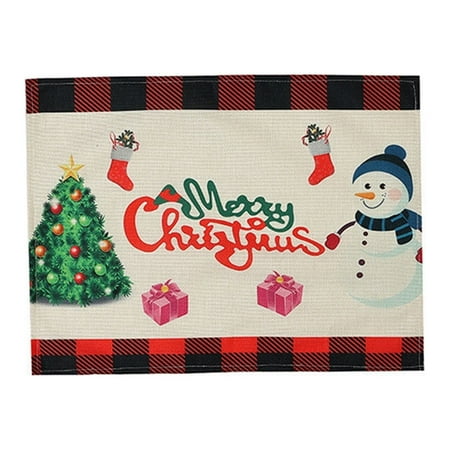 Christmas Placemats Seasonal Christmas Holiday Table Mats Christmas Decorations Linen Printed Tablecloth Table Decoration Christmas Mat
Christmas Placemats Seasonal Christmas Holiday Table Mats Christmas Decorations Linen Printed Tablecloth Table Decoration Christmas Mat