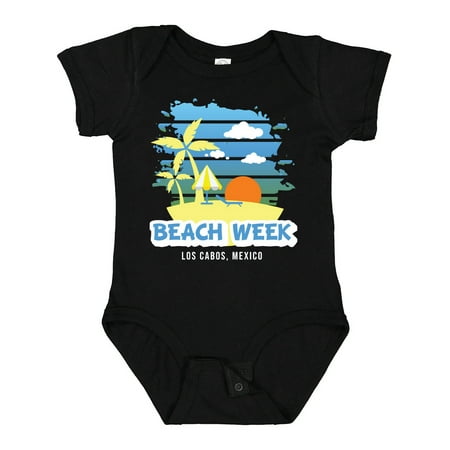 Inktastic Beach Week Los Cabos Mexico with Palm Trees Gift Baby Boy Bodysuit