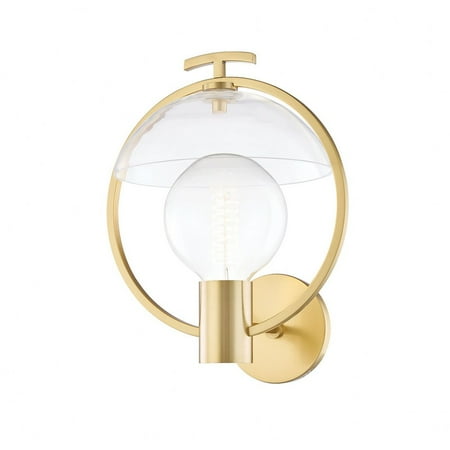 -1 Light Wall Sconce in Contemporary Style-10.5 inches Wide By 13.25 inches High-Aged Brass Finish Bailey Street Home 735-Bel-4243570
-1 Light Wall Sconce in Contemporary Style-10.5 inches Wide By 13.25 inches High-Aged Brass Finish Bailey Street Home 735-Bel-4243570