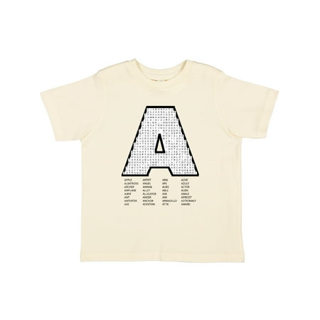 Inktastic A Word Search Puzzle Gift Toddler Boy or Toddler Girl T-Shirt