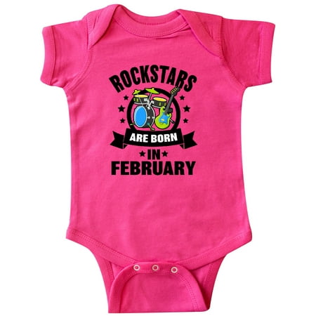 Inktastic Rockstars are Born in February Birthday Gift Baby Boy or Baby Girl Bodysuit
Inktastic Rockstars are Born in February Birthday Gift Baby Boy or Baby Girl Bodysuit