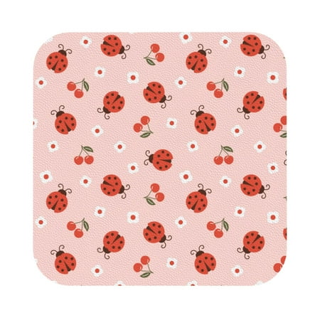 Pofeuu Ladybug With Flower Print Leather Coasters Set of 6 Round Cups Mugs Mat Pad for Home Kitchen Heat Resistant Drink Coasters Square
Pofeuu Ladybug With Flower Print Leather Coasters Set of 6 Round Cups Mugs Mat Pad for Home Kitchen Heat Resistant Drink Coasters Square