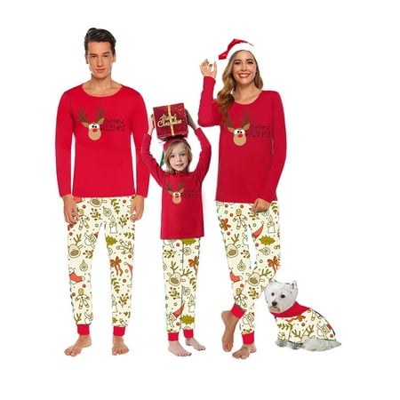 Fanvereka Christmas Family Matching Pajamas Set Adult Men Women Kids Sleepwear Nightwear Cartoon Tops with Pants Suit/Jumpsuit Sleepwear for Baby Kids Teens
Fanvereka Christmas Family Matching Pajamas Set Adult Men Women Kids Sleepwear Nightwear Cartoon Tops with Pants Suit/Jumpsuit Sleepwear for Baby Kids Teens