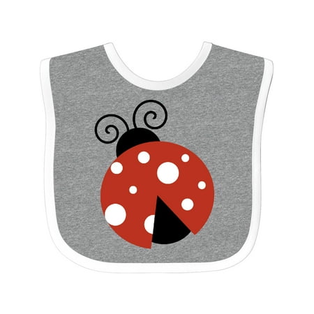 Inktastic Ladybug Cute Ladybug Red Ladybug Ladybird Gift Baby Girl Bib