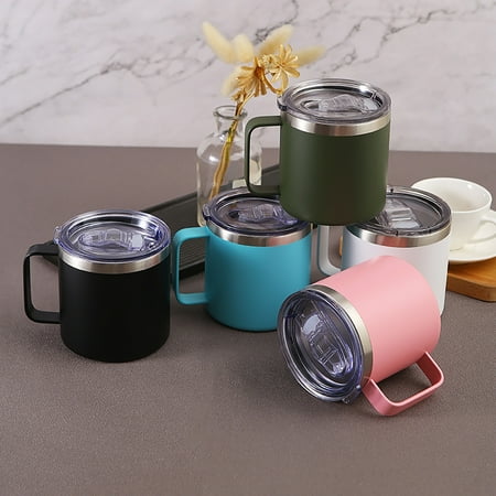 SouthEle 12oz Vacuum Mug Heat-resistant Leak-proof Double-layered Lidded Stainless Steel Coffee Milk Water Mug Office Supplies
SouthEle 12oz Vacuum Mug Heat-resistant Leak-proof Double-layered Lidded Stainless Steel Coffee Milk Water Mug Office Supplies