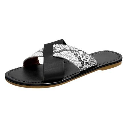 TWIFER Womens Shoes Fashion Casual Roman Cross Strap Slides Beach Slippers Flat Daily Shoe
TWIFER Womens Shoes Fashion Casual Roman Cross Strap Slides Beach Slippers Flat Daily Shoe