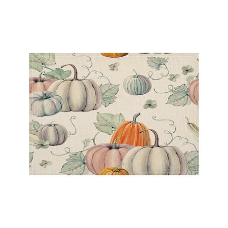 Pompotops Fall Home Placemats Thanksgiving Holiday Decoration Meal Mat Home Kitchen Insulation Cup Mat Non-scald Linen Western Meal Mat
Pompotops Fall Home Placemats Thanksgiving Holiday Decoration Meal Mat Home Kitchen Insulation Cup Mat Non-scald Linen Western Meal Mat