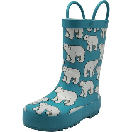 NORTY Toddler Boys Unisex Waterproof Rain Boots Size 5 Toddler
