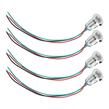 Pre-wired Round Leds Dual Color Led 4 Sets PreWired Round LEDs Waterproof Metal 2Color Indicator Common Cathod 12mm 1224V
Pre-wired Round Leds Dual Color Led 4 Sets PreWired Round LEDs Waterproof Metal 2Color Indicator Common Cathod 12mm 1224V