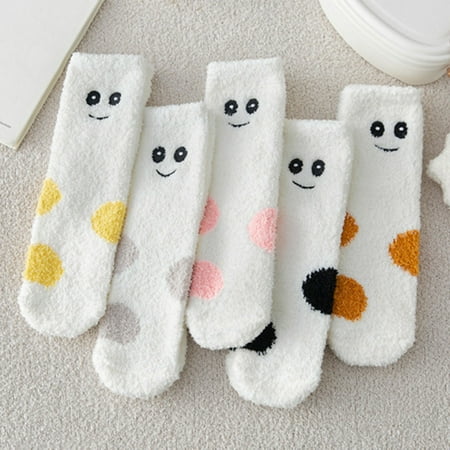 GXSR Women Fuzzy Coral Fleece Socks Warm Super Soft Anti-Skid Slipper Socks with Grips for Women Christmas Socks
GXSR Women Fuzzy Coral Fleece Socks Warm Super Soft Anti-Skid Slipper Socks with Grips for Women Christmas Socks