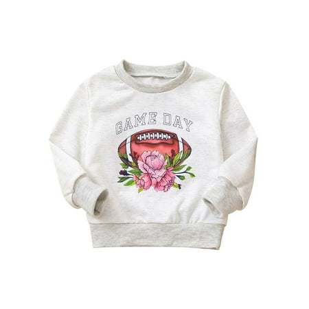 Bagilaanoe Toddler Baby Girl Boy Oversized Sweatshirt Long Sleeve Letter Rugby Floral Print Pullover 6M 12M 2T 3T Kids Loose Tee Tops
Bagilaanoe Toddler Baby Girl Boy Oversized Sweatshirt Long Sleeve Letter Rugby Floral Print Pullover 6M 12M 2T 3T Kids Loose Tee Tops