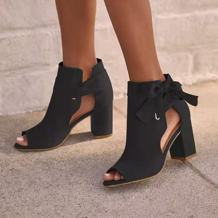 Sexy High Heel Fishbill Shoes Women s Large Hollow Bowknot Fashion Versatile Outwear Coarse Heel Sandals
Sexy High Heel Fishbill Shoes Women s Large Hollow Bowknot Fashion Versatile Outwear Coarse Heel Sandals