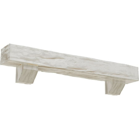 Ekena Millwork 8 H x 10 D x 72 W Riverwood Faux Wood Fireplace Mantel Kit w/ Ashford Corbels Factory Prepped
Ekena Millwork 8 H x 10 D x 72 W Riverwood Faux Wood Fireplace Mantel Kit w/ Ashford Corbels Factory Prepped