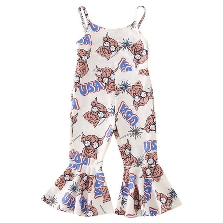 TOWED22 Baby Girl 4th of July Outfit American Flag Romper Suspender Ruffle Sleeve Onesie Bodysuit American Flag Clothes 12-18 Months
TOWED22 Baby Girl 4th of July Outfit American Flag Romper Suspender Ruffle Sleeve Onesie Bodysuit American Flag Clothes 12-18 Months