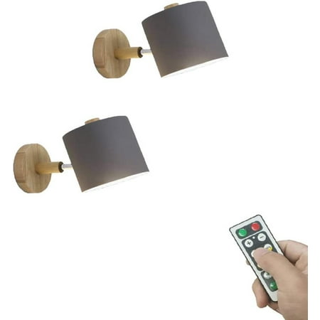 FSLiving 2-Lights 55 Lumens wirelss Multi-Function LED Battery Run Remote Control Grey Wall Sconce Light Fixture Wall Decor for Indoor Staircase-Easy to Install Dimmable Battery Not Included
FSLiving 2-Lights 55 Lumens wirelss Multi-Function LED Battery Run Remote Control Grey Wall Sconce Light Fixture Wall Decor for Indoor Staircase-Easy to Install Dimmable Battery Not Included