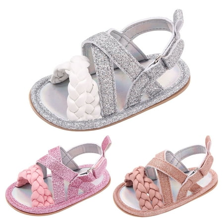 Entyinea Summer Children Toddler Girls Sandals Flat Bottom Lightweight Breathable Solid Color Baby Sandals Size 4 Boy Silver 6
Entyinea Summer Children Toddler Girls Sandals Flat Bottom Lightweight Breathable Solid Color Baby Sandals Size 4 Boy Silver 6