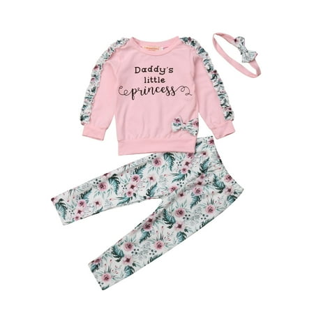 Musuos Baby Girls Floral Ruffle Long Sleeve Top and Pants Headband Outfits Set
Musuos Baby Girls Floral Ruffle Long Sleeve Top and Pants Headband Outfits Set