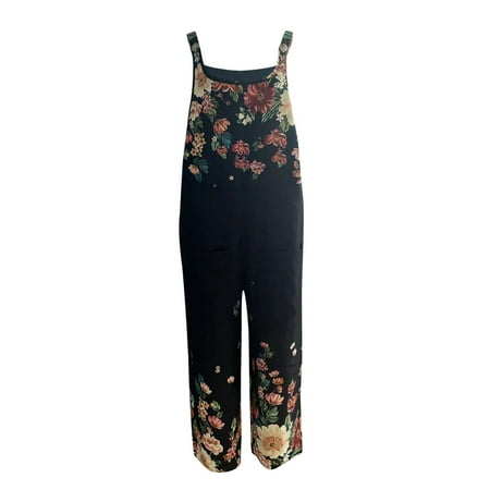 Quealent Bodycon Jumpsuit For Women Button Pocket Romper Jumpsuit Casual Playsuit Print Long Boho Women Strap Women s Jumpsuit Black S
Quealent Bodycon Jumpsuit For Women Button Pocket Romper Jumpsuit Casual Playsuit Print Long Boho Women Strap Women s Jumpsuit Black S