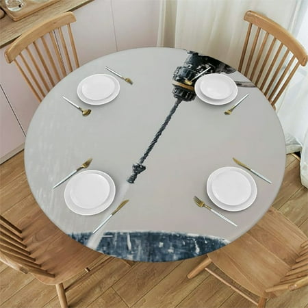 Round Tablecloth Elastic Fitted Round Table Cloth Cover Reusable Waterproof Table Covers Table Protector for Indoor Outdoor Camping and Picnicking
Round Tablecloth Elastic Fitted Round Table Cloth Cover Reusable Waterproof Table Covers Table Protector for Indoor Outdoor Camping and Picnicking