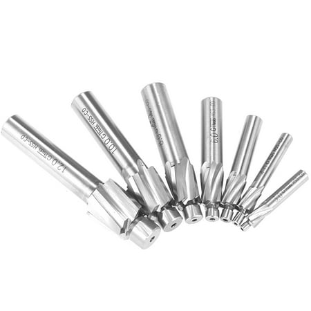 7pcs/set Counterbore Set -M12 High-speed Steel 4 Flutes Straight Shank Counterbore End Mills
7pcs/set Counterbore Set -M12 High-speed Steel 4 Flutes Straight Shank Counterbore End Mills