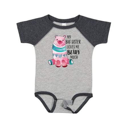 Inktastic My Big Sister Loves Me Beary Much with Cute Bear Gift Baby Boy or Baby Girl Bodysuit
Inktastic My Big Sister Loves Me Beary Much with Cute Bear Gift Baby Boy or Baby Girl Bodysuit