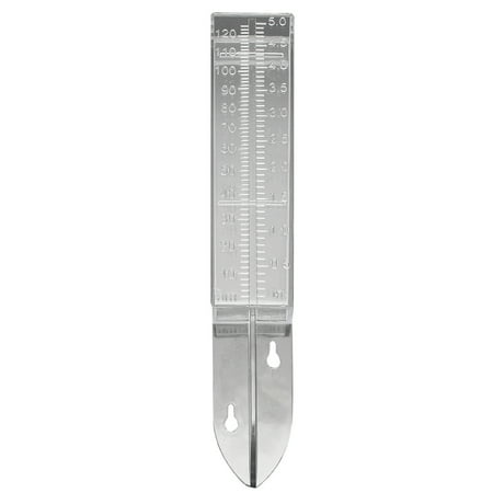 HES 120ml Plastic Dual Scale Rain Gauge Home Garden Soil Water Measuring Meter Tool
HES 120ml Plastic Dual Scale Rain Gauge Home Garden Soil Water Measuring Meter Tool
