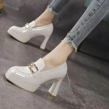 GUANGZHYZYFUS Women‘s Elegant Lightweight Block Heel Pumps - Stylish Slip-On Shoes with Square Toe & Chic Buckle Detail for All-Season Comfort and Sophistication
GUANGZHYZYFUS Women‘s Elegant Lightweight Block Heel Pumps - Stylish Slip-On Shoes with Square Toe & Chic Buckle Detail for All-Season Comfort and Sophistication