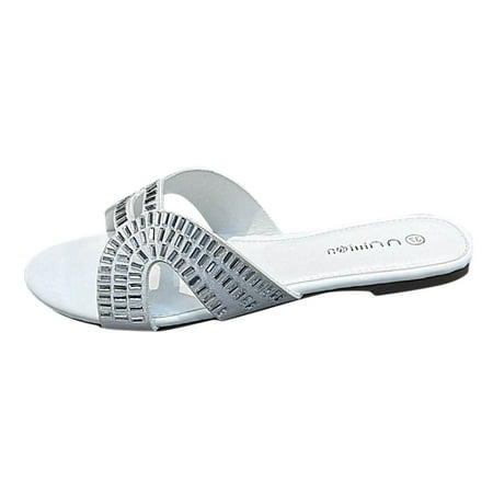 CBGELRT Slipps Shoes for Women Indoor Walking Casual Shoe WoMen s Summer Fashion Casual Flat Low Heel Rhinestone Flip Flopswhite Asian Size 40
CBGELRT Slipps Shoes for Women Indoor Walking Casual Shoe WoMen s Summer Fashion Casual Flat Low Heel Rhinestone Flip Flopswhite Asian Size 40