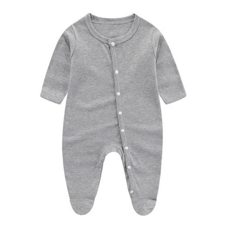Ovbmpzd Baby Pajamas Girl Long Sleeve Cotton Gray Cozy Solid One-Piece Pajamas Toddler Girl Sets 6 Months
Ovbmpzd Baby Pajamas Girl Long Sleeve Cotton Gray Cozy Solid One-Piece Pajamas Toddler Girl Sets 6 Months