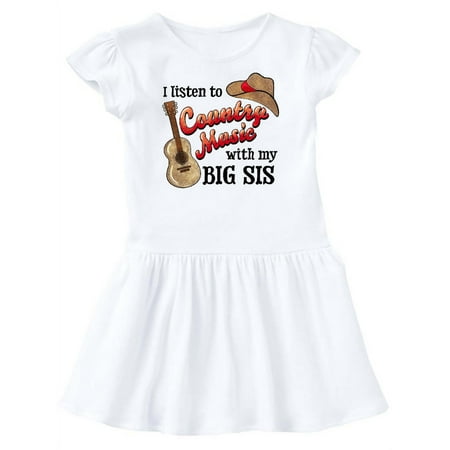 Inktastic I Listen to Country Music with my Big Sis Guitar and Hat Gift Toddler Girl Dress
Inktastic I Listen to Country Music with my Big Sis Guitar and Hat Gift Toddler Girl Dress