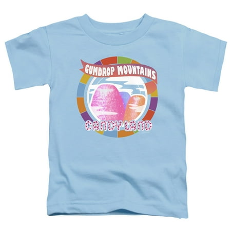 Candy Land Gumdrop Mountains S/S Toddler T-Shirt Light Blue