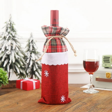 Christmas Decorations Wine Bottles Christmas Wine Bag Machine Embroidered Wine Bottle Set Table Decoration Supplies
Christmas Decorations Wine Bottles Christmas Wine Bag Machine Embroidered Wine Bottle Set Table Decoration Supplies