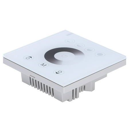 Lamp Switch Smart Touch Screen Switch RGB&W LED Panel Touch Screen Dimmer Color Changing Smart Embedded Lamp Switch 12-24V(white)
Lamp Switch Smart Touch Screen Switch RGB&W LED Panel Touch Screen Dimmer Color Changing Smart Embedded Lamp Switch 12-24V(white)