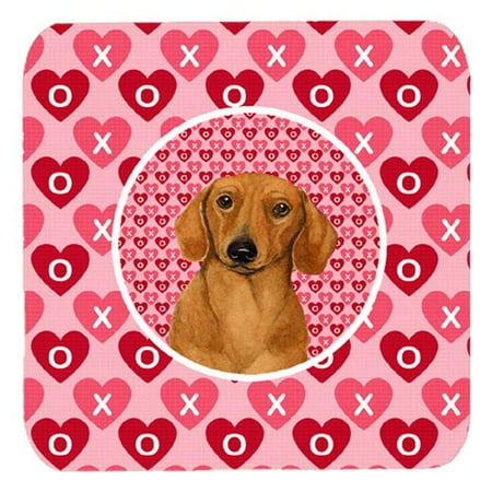 Carolines Treasures LH9132FC Dachshund Valentines Love And Hearts Foam Coasters- Set Of 4
Carolines Treasures LH9132FC Dachshund Valentines Love And Hearts Foam Coasters- Set Of 4