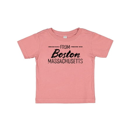 Inktastic From Boston Massachusetts in Black Distressed Text Gift Baby Boy or Baby Girl T-Shirt
Inktastic From Boston Massachusetts in Black Distressed Text Gift Baby Boy or Baby Girl T-Shirt