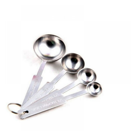 GOODLY 4Pcs Measuring Spoons Set Stainless Steel Metal Spoon Set Tablespoon and Teaspoon for Accurate Measure Liquid or Dry Ingredients for Cooking Baking Dishwasher Safety
GOODLY 4Pcs Measuring Spoons Set Stainless Steel Metal Spoon Set Tablespoon and Teaspoon for Accurate Measure Liquid or Dry Ingredients for Cooking Baking Dishwasher Safety