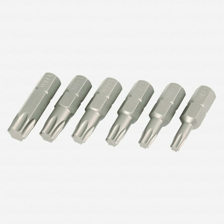 Wiha 71571 6 Piece Torx Insert Bit Set (T15 - T40)