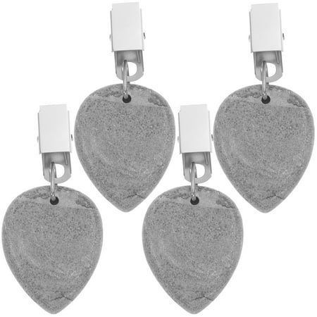 6pcs Tablecloth Weights Stones Tablecloth Pendants Table Cover Stone Weights with Clip
6pcs Tablecloth Weights Stones Tablecloth Pendants Table Cover Stone Weights with Clip