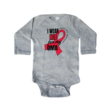 Inktastic Sickle Cell Awareness I Wear Red For My Oma Gift Baby Boy or Baby Girl Long Sleeve Bodysuit
Inktastic Sickle Cell Awareness I Wear Red For My Oma Gift Baby Boy or Baby Girl Long Sleeve Bodysuit
