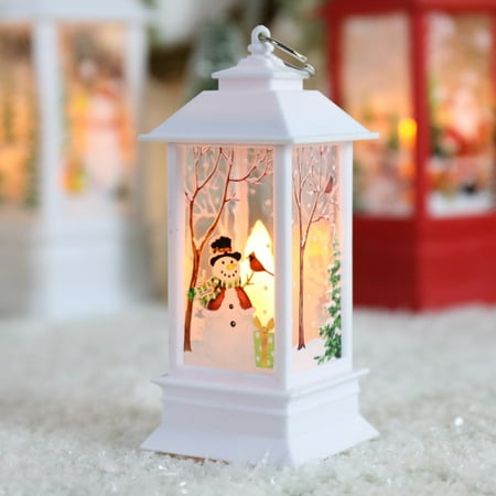 Walmeck Retro Wind Lamp Christmas Printing Pattern Home Night Light Christmas Desktop Decoration (Small white snowman)
Walmeck Retro Wind Lamp Christmas Printing Pattern Home Night Light Christmas Desktop Decoration (Small white snowman)