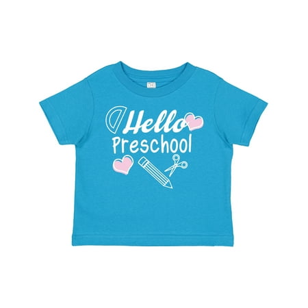 Inktastic Hello Preschool with Hearts and School Supplies Gift Toddler Boy or Toddler Girl T-Shirt
Inktastic Hello Preschool with Hearts and School Supplies Gift Toddler Boy or Toddler Girl T-Shirt