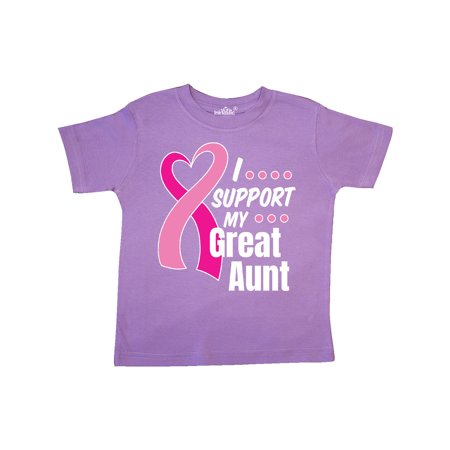 Inktastic Breast Cancer Awareness I Support My Great Aunt Pink Ribbon Gift Toddler Boy or Toddler Girl T-Shirt
Inktastic Breast Cancer Awareness I Support My Great Aunt Pink Ribbon Gift Toddler Boy or Toddler Girl T-Shirt