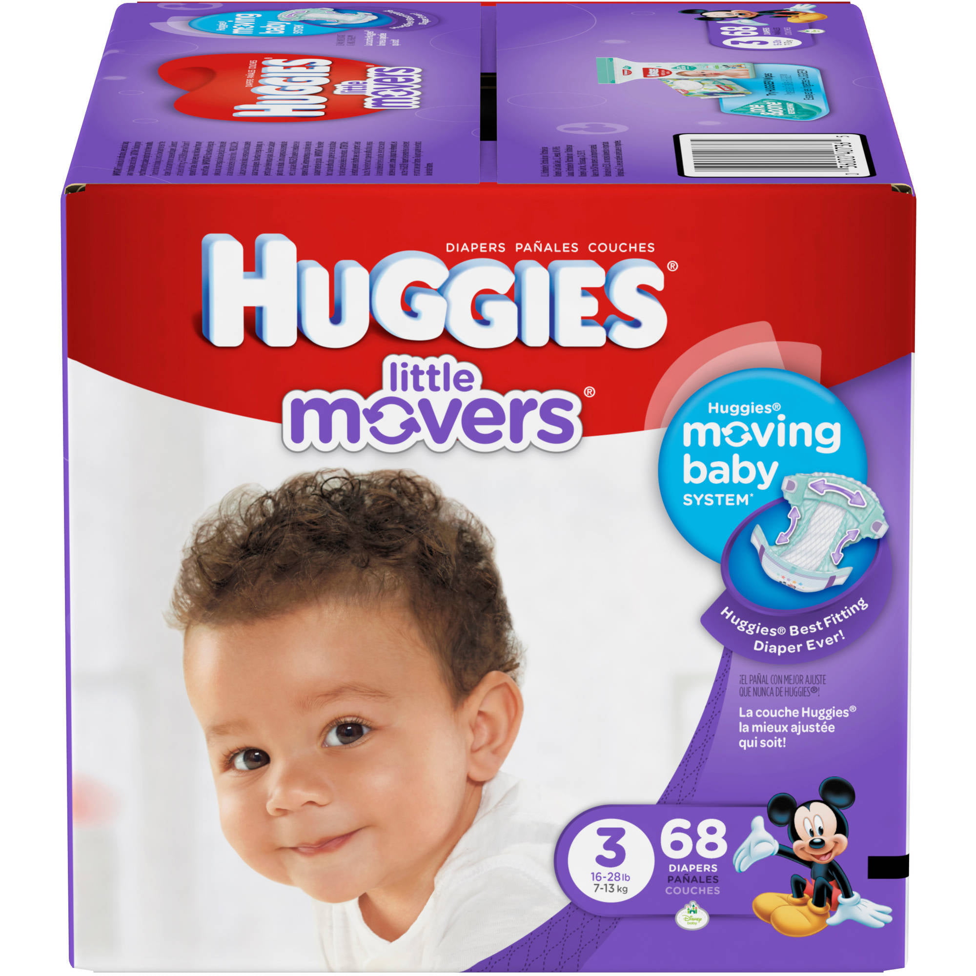HUGGIES Little Movers Diapers, Big Pack (Choose Your Size ...