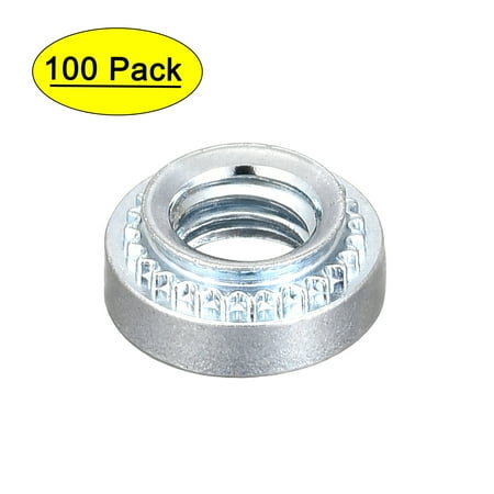 Self -Clinching Nuts #10-32x0.13-Inch Carbon Steel Rivet Nut Round Head Steel Metal Sheet Mounting Fastener 100pcs
Self -Clinching Nuts #10-32x0.13-Inch Carbon Steel Rivet Nut Round Head Steel Metal Sheet Mounting Fastener 100pcs