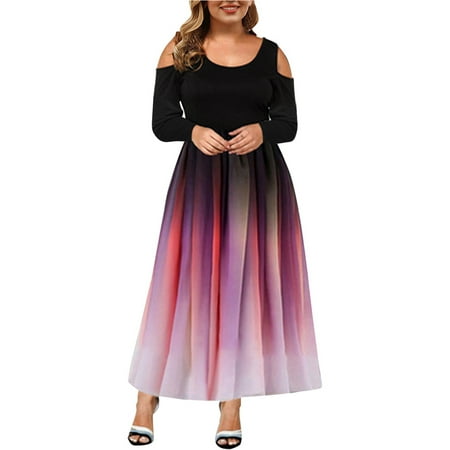 Long Dresses for Women Formal Wedding Guest Plus Size Tie Dye Sexy Cold Shoulder Maxi Dress Fall Evening Party Gown
Long Dresses for Women Formal Wedding Guest Plus Size Tie Dye Sexy Cold Shoulder Maxi Dress Fall Evening Party Gown