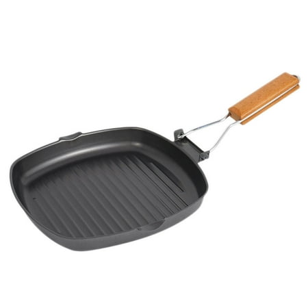 HOMEMAXS BBQ Pan Portable Steak Pan Foldable Baking Pan Anti-Scald Frying Pan Wooden Handle Pan Size S (20cm)
HOMEMAXS BBQ Pan Portable Steak Pan Foldable Baking Pan Anti-Scald Frying Pan Wooden Handle Pan Size S (20cm)