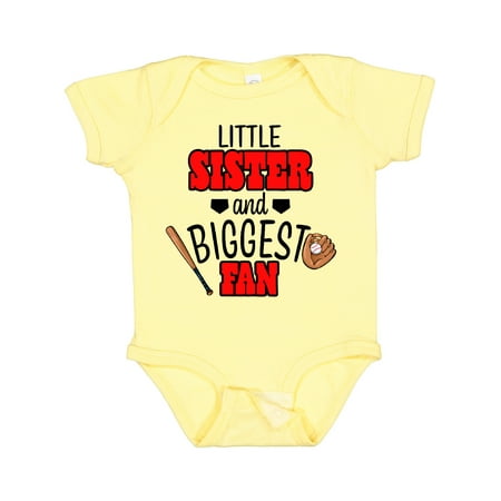 Inktastic Little Sister and Biggest Fan Baseball Glove and Bat Gift Baby Girl Bodysuit
Inktastic Little Sister and Biggest Fan Baseball Glove and Bat Gift Baby Girl Bodysuit