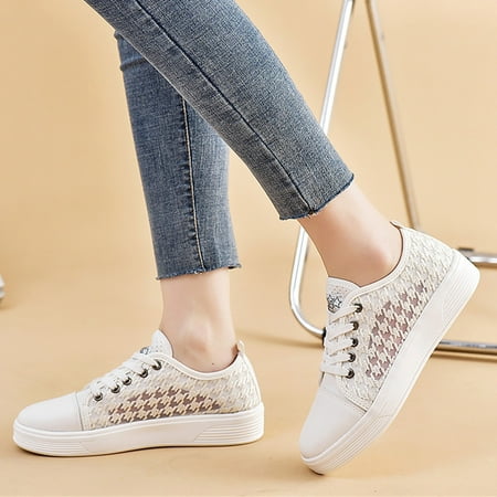 Fashion Summer Women Casual Shoes Flat Round Toe Mesh Breathable Solid Color Houndstooth
Fashion Summer Women Casual Shoes Flat Round Toe Mesh Breathable Solid Color Houndstooth